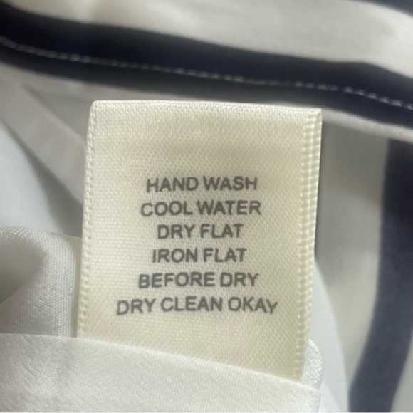 NEW Rhyme Los Angeles Vertical/Horizontal Stripes Lined Mini Skirt Large - Picture 5 of 10